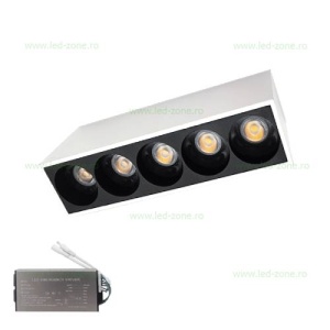 Spot LED 10W Aplicat Liniar Cob Alb