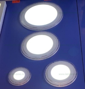 Spot LED 16W Rotund Alb Rece Contur Color Bule - Img 5