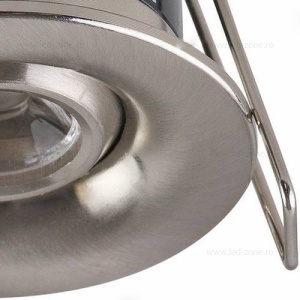Spot LED 1W Rotund COB Mobil Argintiu - Img 3