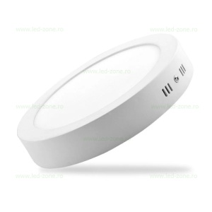 Spot LED 24W Rotund Alb Aplicat Ignifug - Img 2