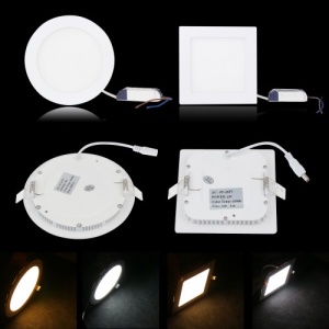 Spot LED 24W Slim Rotund Alb Dimabil - Img 2