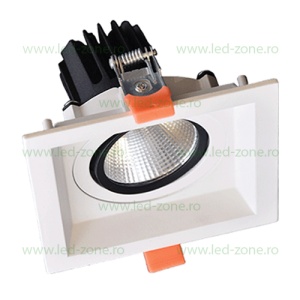 Spot LED 30W Patrat LZ01 Alb Emergenta - Img 2