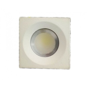 Spot LED 3W COB Patrat Alb  - Img 2