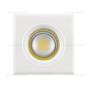 Spot LED 5W COB Patrat Mobil Alb Victoria - Img 2