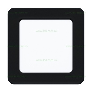 Spot LED 5W Patrat Negru FUEVA