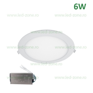 Spot LED 6W Rotund Alb Emergenta - Img 1