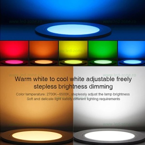 Spot LED 6W Rotund Incastrat Smart RGBCCT - Img 3