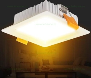 Spot LED 9W Slim Patrat Alb SMART RGB CCT  - Img 5