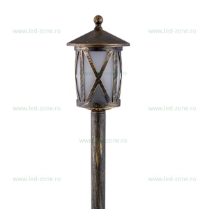 Stalp LED Gradina E27 Cupru ERIK - Img 2