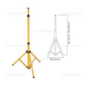 Stativ Reglabil 3 Module Pentru 1 Proiector LED - Img 2