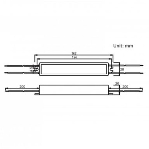 Sursa Alimentare Banda LED 24V 18W IP67 Waterproof Premium - Img 2