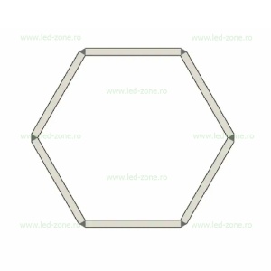 Tub LED Honeycomb 6W 440mm - Img 2