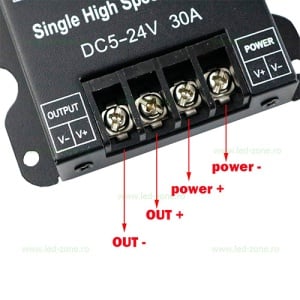 Amplificator Banda LED Monocrom 30A 360W - Img 3
