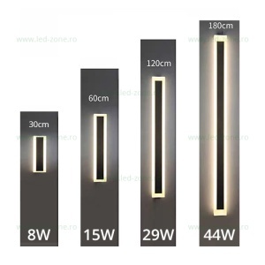 Aplica LED Exterior Negru 120cm LZ904