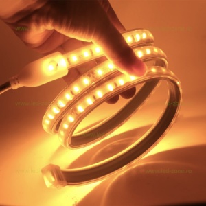 Banda LED 2835 100 SMD/ML 220V Superflux Taiere 10CM - Img 6