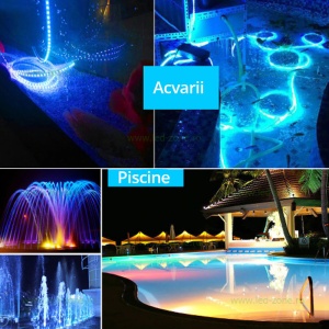 Banda LED 5050 30 SMD/ML RGB Submersibila 12V - Img 3