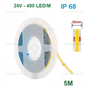 Banda LED COB 480 LED/ML Submersibila 24V - Img 1