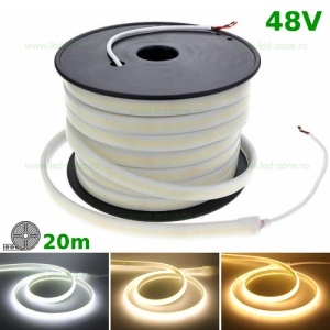 Banda LED COB 504 LED/ML Submersibila 48V Rola 20m