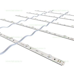 Banda Rigida 12 Module LED 3030 cu Lupa 12V - Img 4