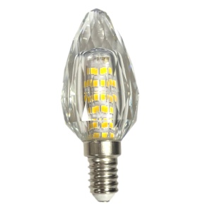 Bec LED E14 7W Lumanare Model Cristal - Img 1