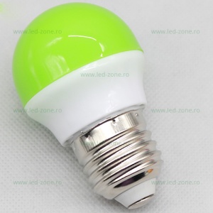 Bec LED E27 2W Glob Mat Color - Img 4
