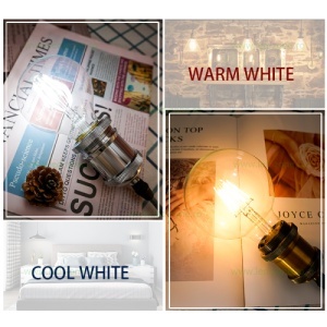 Bec LED E27 6W Filament Glob Clar G80