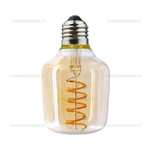 Bec LED Vintage E27 4W Glob U120 - Img 2