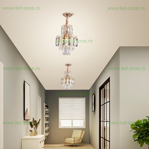 Candelabru 3 Socluri E14 Cristal LZ86534-300 - Img 4