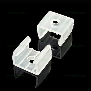 Clema Fixare Profil Flexibil Semirotund Silicon 15x17mm - Img 2