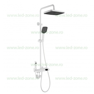 Coloana De Dus Cu Afisaj Digital Temperatura Alb-Cromat LZ05W - Img 2