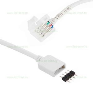 Conector Alimentare Banda LED 5050 RGB 12V la Controller cu 4 Pini - Img 5