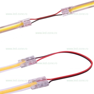 Conector Imbinare 2 Fire Banda LED COB 8mm Interior - Img 1