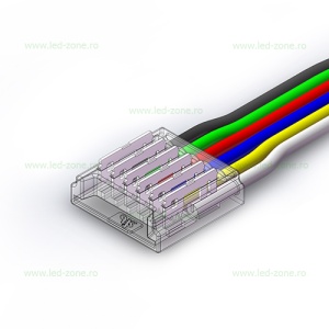 Conector Imbinare 6 Fire Banda LED RGBWW - Img 3