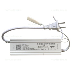 Controller Banda LED RGB Digitala 220V 400W Bluetooth Telecomanda RF - Img 2