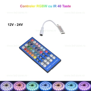 Controller Banda LED RGBW 16A 192W Telecomanda IR - Img 3