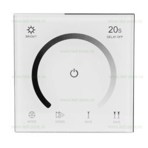Controller Banda LED Touch Monocrom 144-288W 12-24V Perete - Img 2