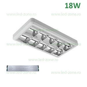 Corp Iluminat LED 2X9W 63x33cm Aplicat Emergenta LENA - Img 1