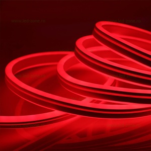 Furtun LED Neon Flex Slim Bidirectional 220V Rola 100ml - Img 4