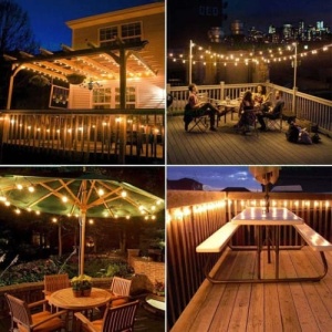 Ghirlanda LED Gradina Solara 5M 10 Becuri