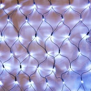 Instalatie LED Plasa 3x3m Diverse Culori Flash Fir Negru Cauciucat - Img 4