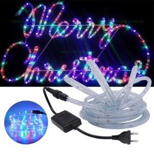 Instalatie LED SMD Furtun Diverse Culori Efect Ploaie 10m - Img 5