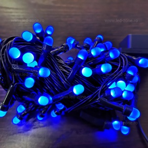 Instalatie Pom Craciun 100 LED-uri 8mm Fir Negru - Img 2