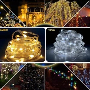 Instalatie Pom Craciun 100 LED-uri Exterior Diverse Culori 10m FAIRY-10