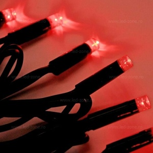 Instalatie Pom Craciun 200 LED-uri Exterior Flash Fir Negru Cauciucat - Img 5