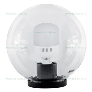 Lampa Gradina E27 40CM 40W PMMA Transparent - Img 2