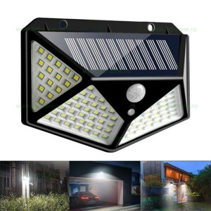 Lampa LED Exterior 23W 114 SMD Solara Senzor