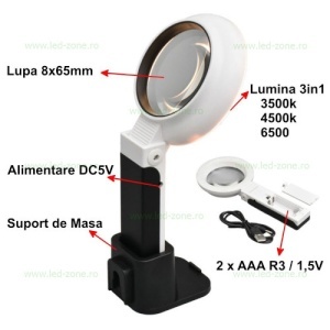 Lupa cu Lumina LED TH-7020B - Img 5