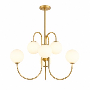 Lustra 6 Socluri E27 Aurie LZ7537