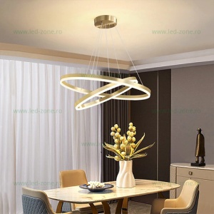 Lustra LED 120W 3 Functii Dimabila cu Telecomanda LZ13 - Img 3