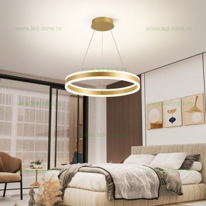 Lustra LED 124W 3 Functii Dimabila cu Telecomanda LZ1768-500D - Img 2